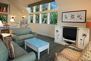 Sample Beach Cottage Living Area