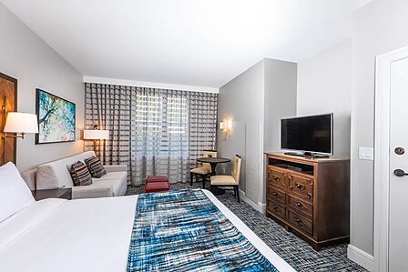 Sample Bedroom With Pull-Out Couch
