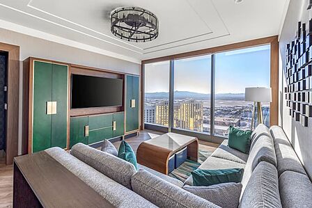 One-Bedroom Premium Suite Living Area (Hilton Club)