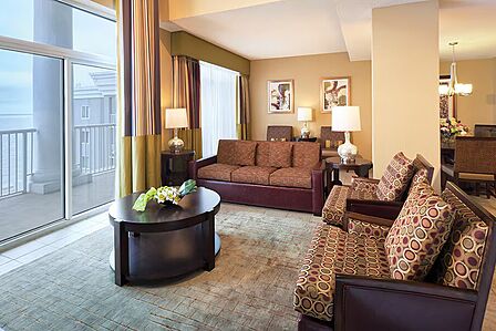 Sample Presidential Suite Living Room