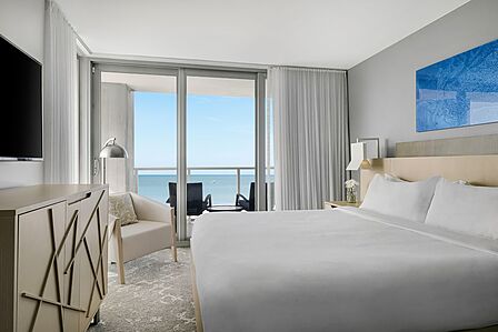 Sample Bedroom with Balcony