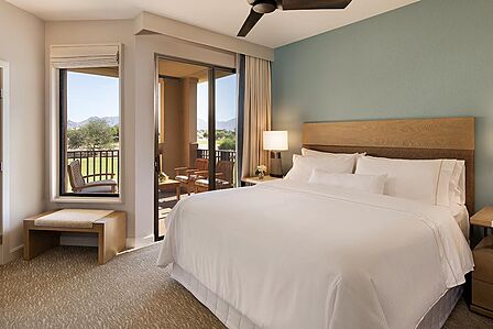 Sample Bedroom With Attached Balcony