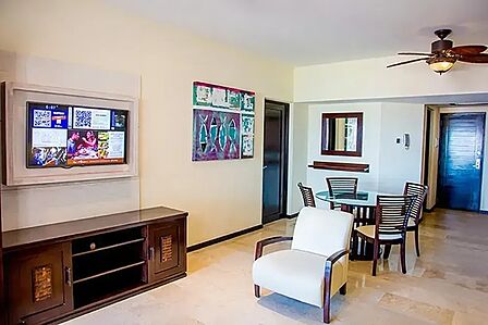 Sample executive suite living area