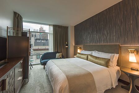 Sample standard king guest room