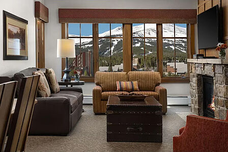 Sample villa living area