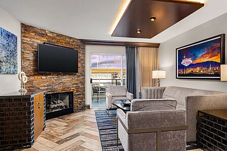 Sample two-bedroom Signature villa living area
