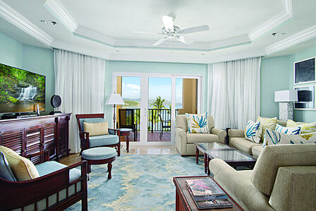 Sample residence living room
