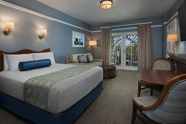 Sample studio unit (second bedroom in two-bedroom lock-offs)