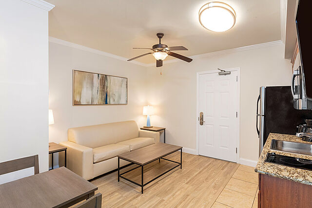 One Bedroom Villa Living Room