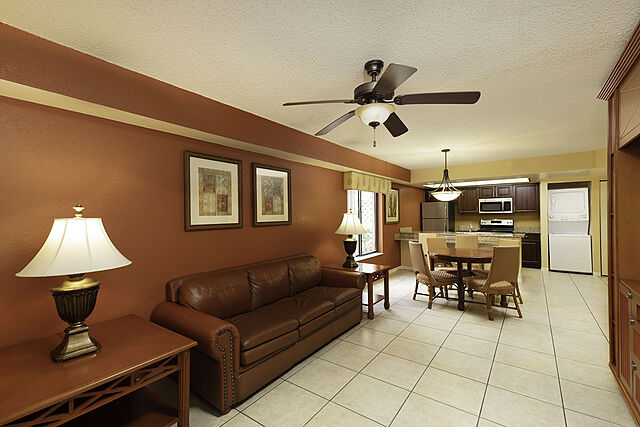 Sample two-bedroom deluxe villa