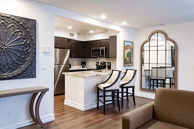 Sample Living Room/ Kitchen