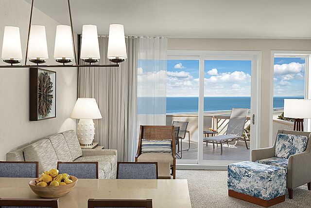 Sample Living Area With Attached Balcony (see below for unit-type specific photos)