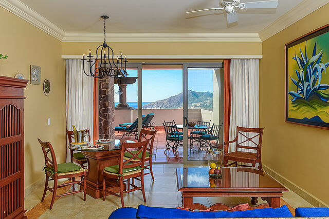 Sample Living Area With Attached Balcony