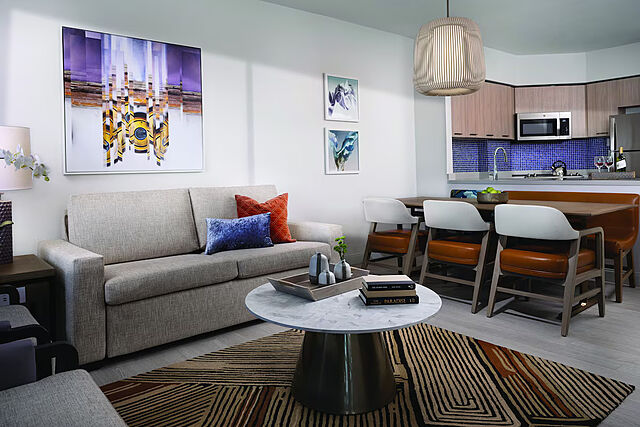 Sample living room