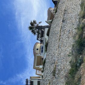 Rear of the Villa from the road below