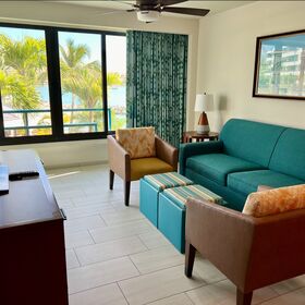 Living Room with pull out couch