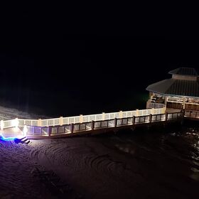 View of Lobby deck at night