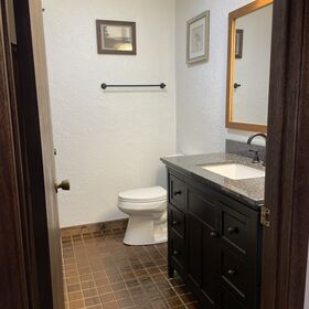 Updated main bathroom