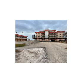 From beach