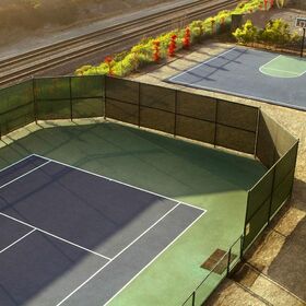 Tennis and Basketball courts