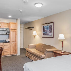 Queen bed and double sofa bed