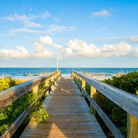 Boardwalk to the beach