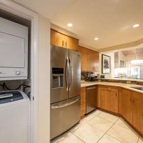 laundry-kitchen area