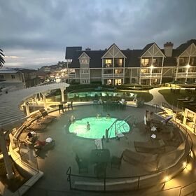 Large jacuzzi spa