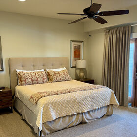 Master Bedroom (King Bed & Access to Front Patio))