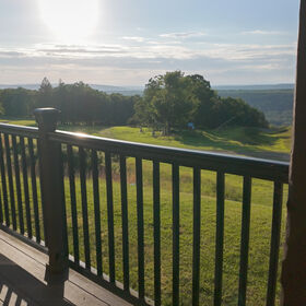 Front Patio/Deck Overlooking Blue Mountains & Eagle Rock Ski Resort
