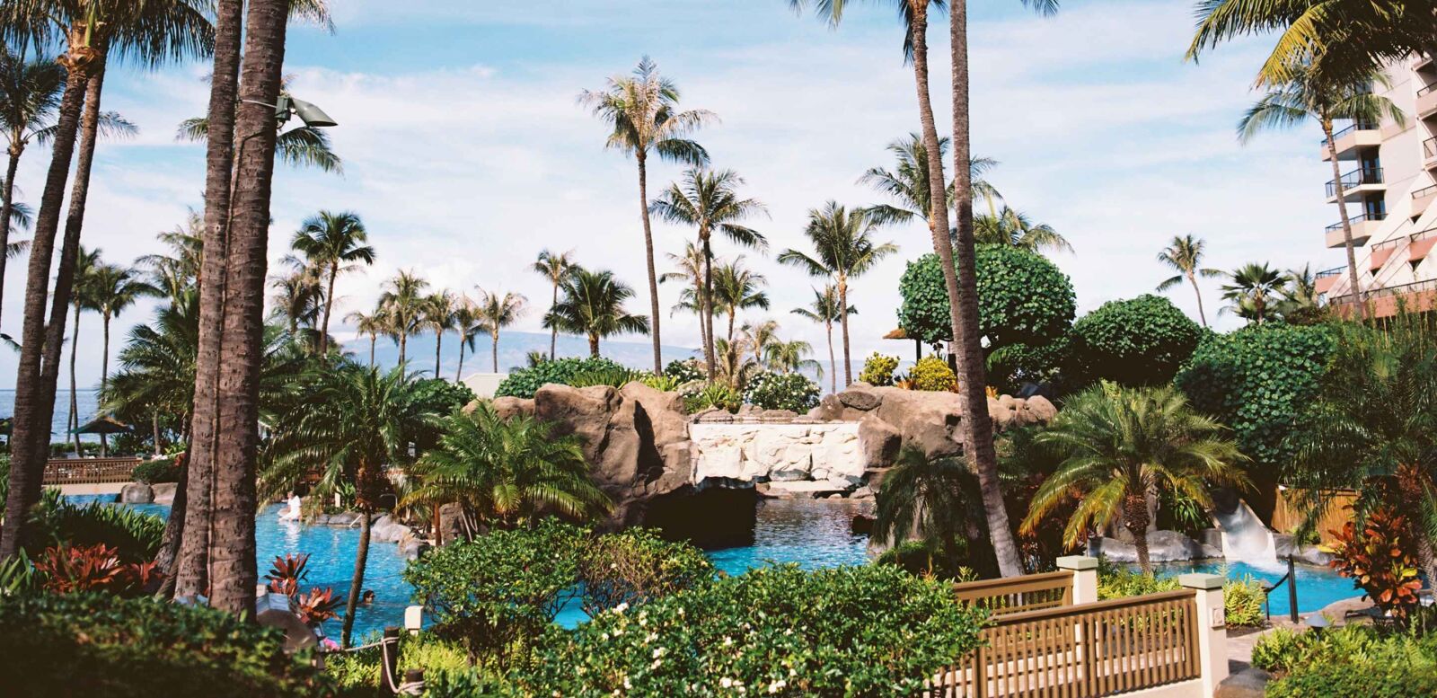 Beautiful vacation destination location