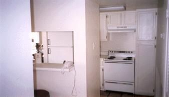 Kitchen at Leisure Club International at Padre Island