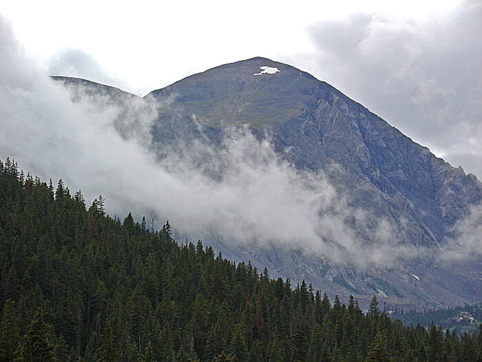 Summer view from the lodge deck
