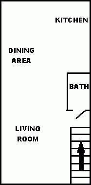 Sun Dunes Villas - Downstairs Floor Plan