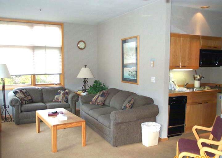 River Bank Lodge - Unit Living Area