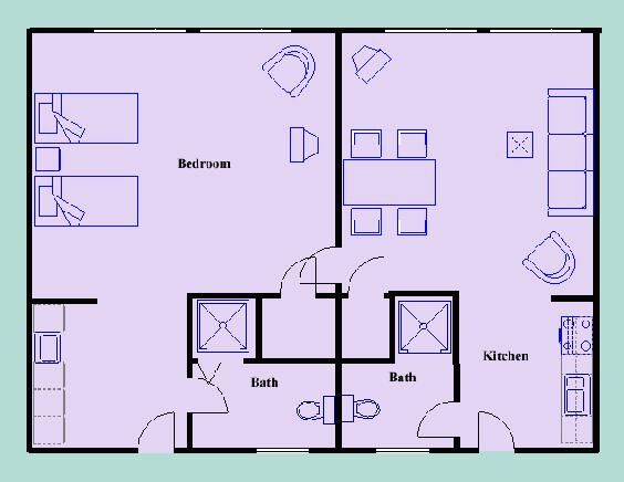 Sands of Indian Wells - Kiva/Sage Brush Floor Plan