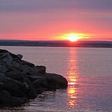 Wyndham Bay Voyage Inn — Sunset at Fort Getty