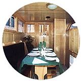 Canaltime at Alvecote Marina Village — Dining Room on Board
