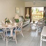 The Coconut Palms Resort — Living Room of the 1 Bedroom Unit
