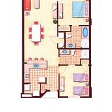 Waterside by Spinnaker &mdash; Sample Two-Bedroom Floor Plan