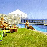 Porto Elounda Mare — Sun bathing at