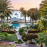 Resort view from lobby