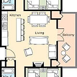 Club Wyndham Park City — Sample four-bedroom presidential floorplan