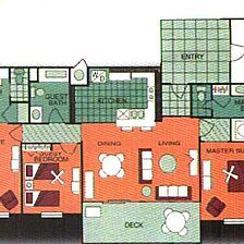 Royal Dunes Resort — - Unit Floor Plan