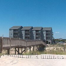 Hatteras High — Resort view from beach