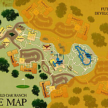 Hyatt Wild Oak Ranch — Site map