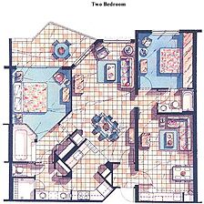 Vacation Village at Weston — - Unit Floor Plan