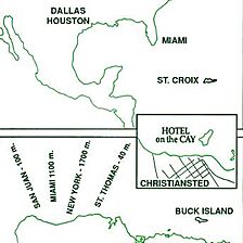 Hotel on the Cay &mdash; Area Map
