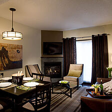 Grande Rockies Resort — Living Area