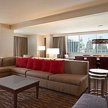 Wyndham Grand Chicago Riverfront — Living and Dining Area